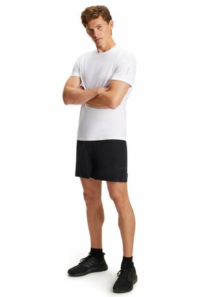 FALKE CORE LOGO ROUND NECK - T-shirt print - white