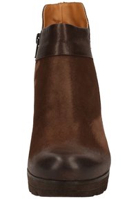 Paul Green Botines de tacón - dark brown