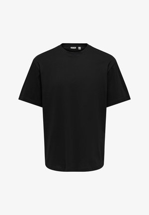 Only & Sons, T-SHIRT ONSFREDDIE T-SHIRT - Lihtne T-särk - black