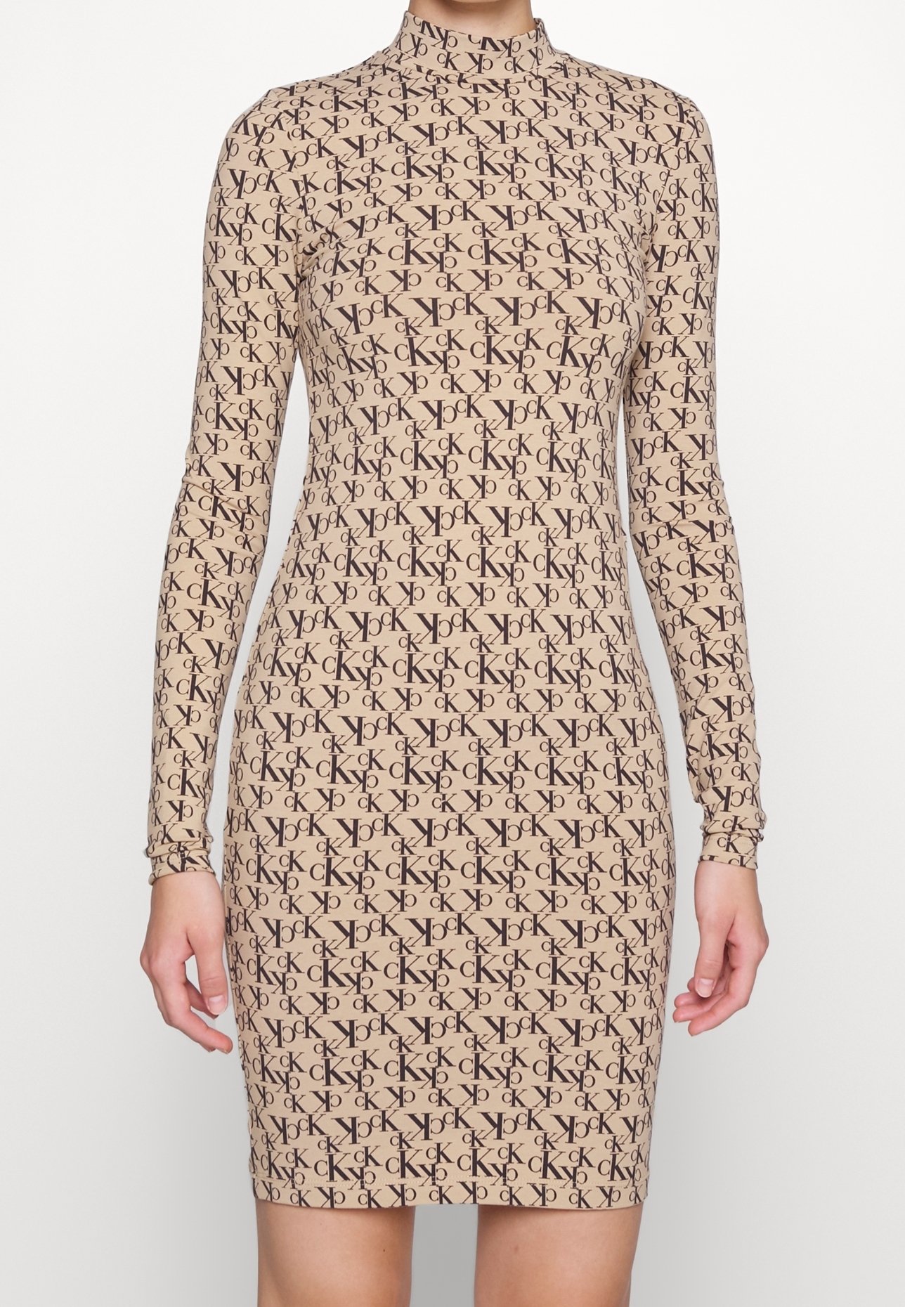 Calvin Klein Jeans Jersey dress - beige
