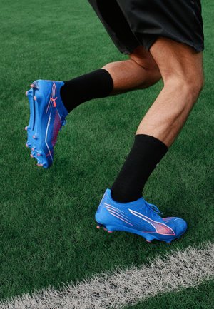 ULTRA 6 ULTIMATE  - Football boots firm ground - ultra blue- white-glowing red