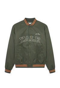 YALE VARSITY TECH JACKET UNISEX - Pilotska jakna - duffel bag green/golden yellow