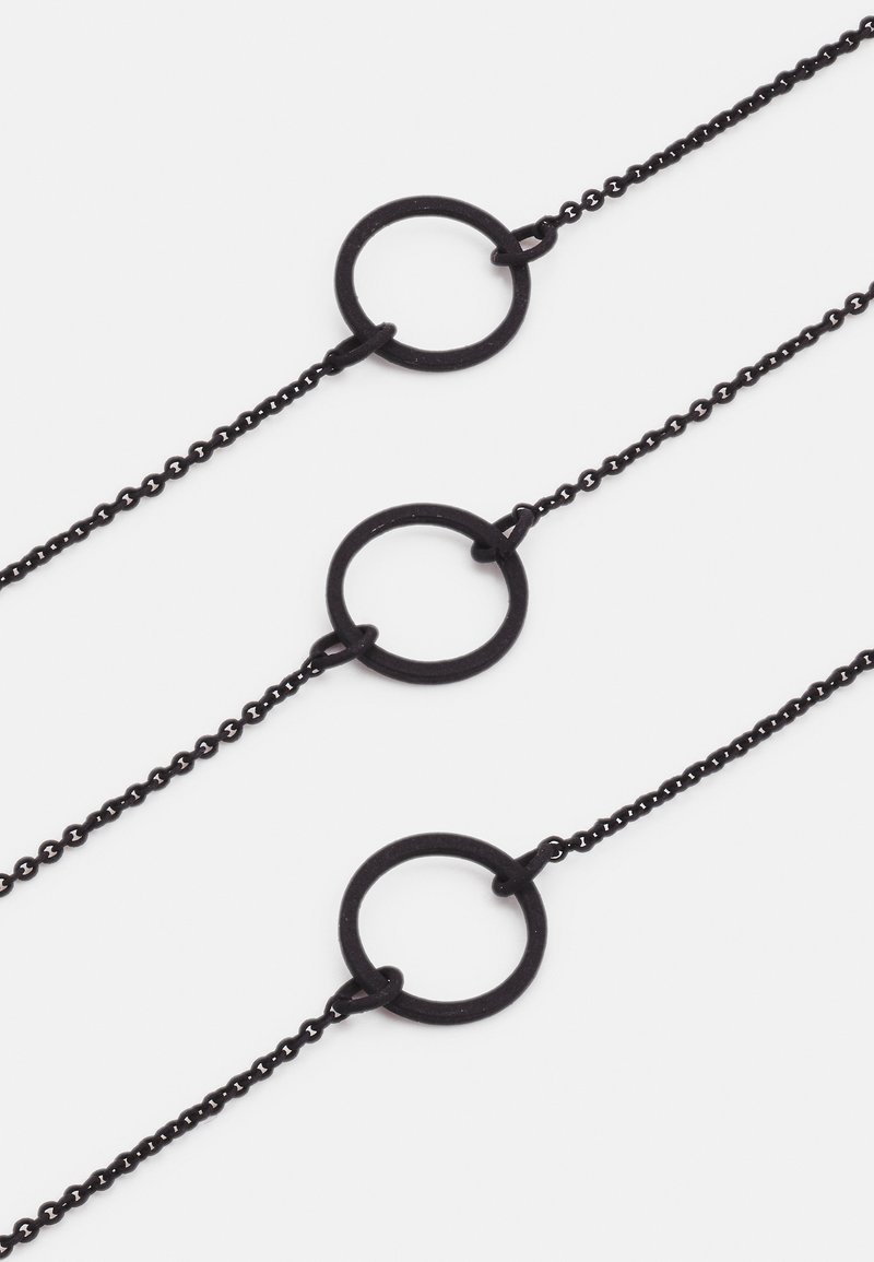Herren Taschen & Koffer | Burton Menswear London FINE CHAIN 3 PACK Armband all black/schwarz - HZ13164 Herren Taschen & Koffer | Burton Menswear London FINE CHAIN 3 PACK Armband all black/schwarz - HZ13164