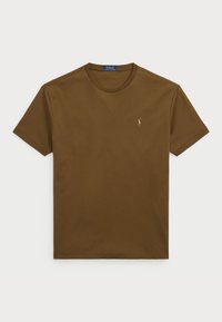 CUSTOM SLIM FIT SOFT COTTON T-SHIRT - T-Shirt basic - nature brown