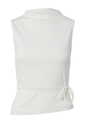 Pieces, TANK TOP PCOLIVE HIGH NECK - Top - coconut milk