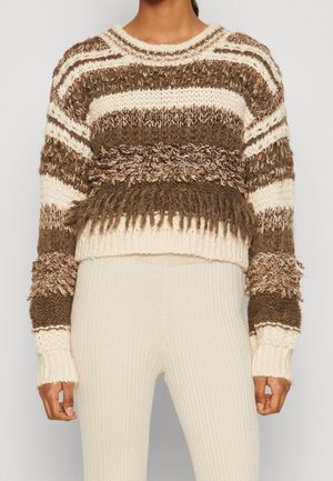Striktrøje - off-white