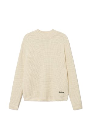 Les Deux GRADY WAFFLE MOCKNECK - Neule - off-white