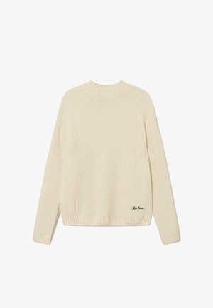 Les Deux GRADY WAFFLE MOCKNECK - Striktrøje - off-white