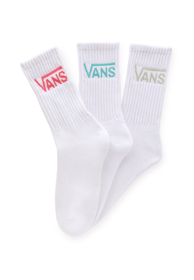 Vans 3 PACK CLASSIC CREW 6.5-10 - Calze - white