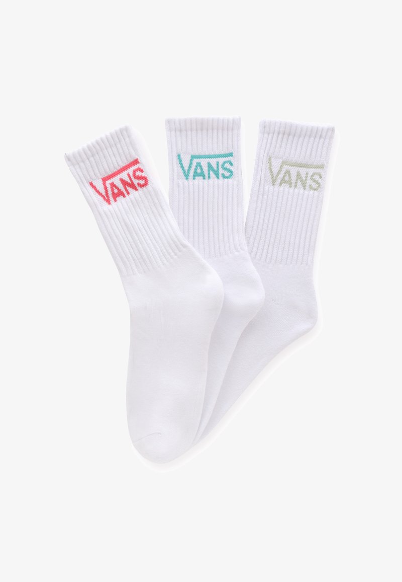 Vans 3 PACK CLASSIC CREW 6.5-10 - Calze - white