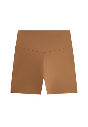 OYSHO, COMFORTLUX HIGH-RISE 10CM HOT PANTS - Legging (type pantalon) - beige