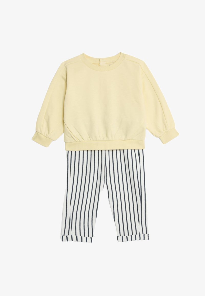 Marks & Spencer RICH STRIPED SET - Pantalones - yellow mix