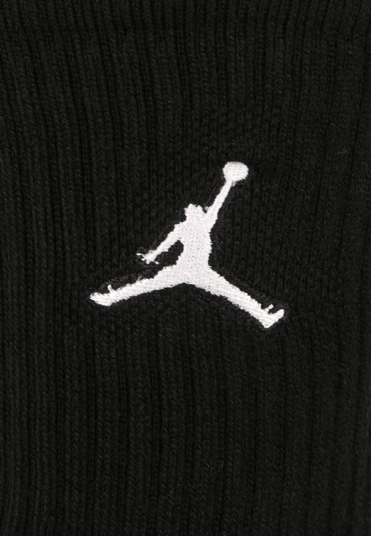 Jordan JUMPMAN CREW 3 PACK - Sportsokken - black/Zwart - Zalando.nl