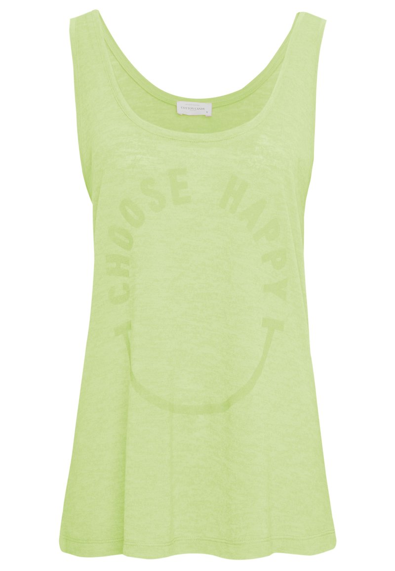 Damen T-Shirts | Cotton Candy ASAKA Top green/grün - DY14741 Damen T-Shirts | Cotton Candy ASAKA Top green/grün - DY14741