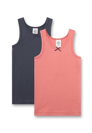 Sanetta, MÄDCHEN-UNTERHEMD (DOPPELPACK) ROSA & DUNKELBLAU - Unterhemd/-shirt - rosa