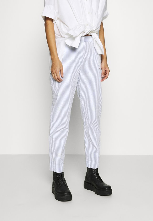 PANTALON LOISIR FEMME - Kangashousut - farine/purpy