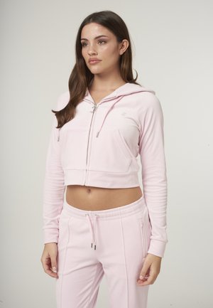 DIAMANTE HOODIE UNISEX - Φούτερ με φερμουάρ - cherry blossom