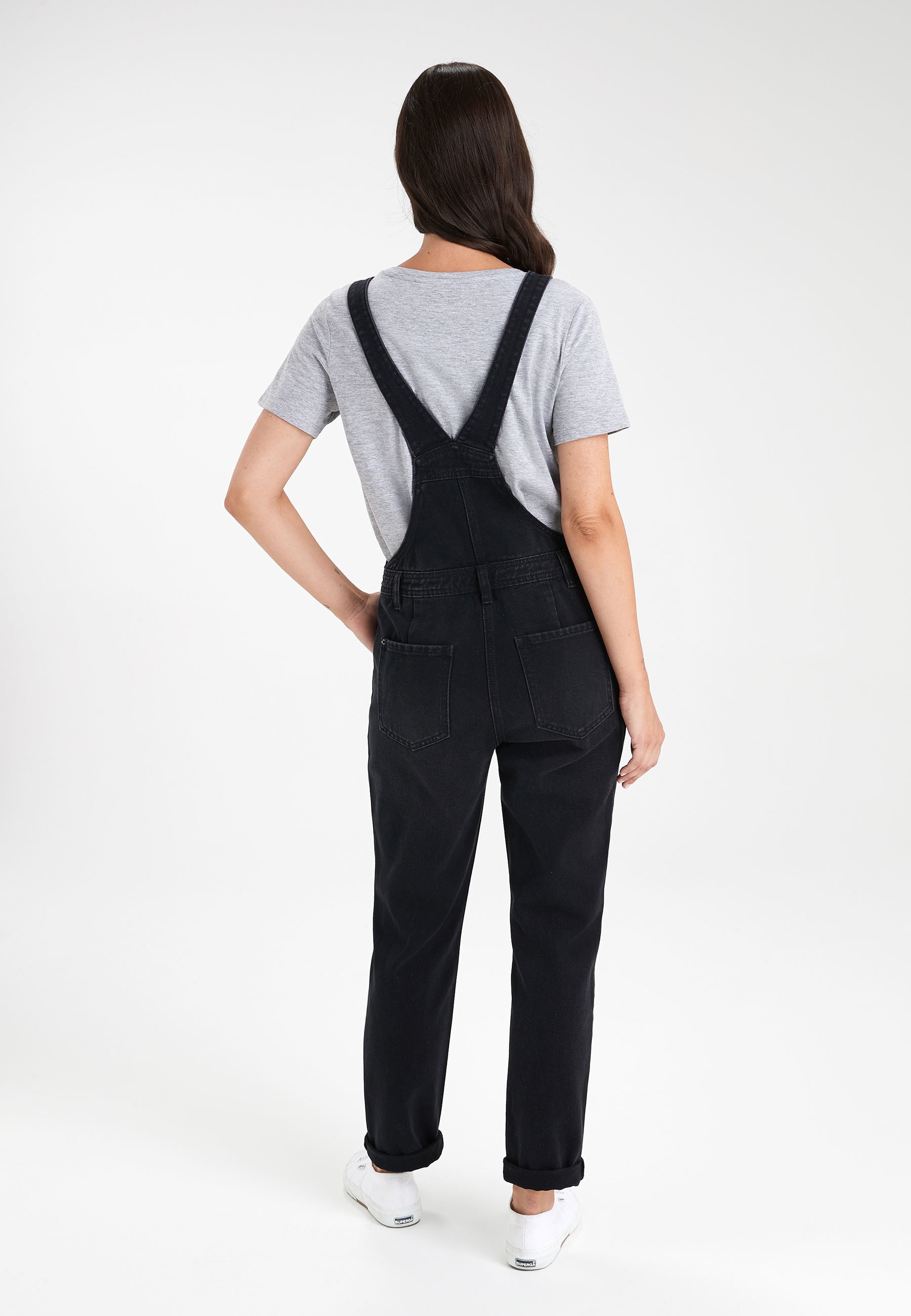 next black dungarees