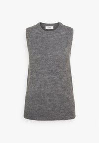 JDY Strickpullover - mottled dark grey