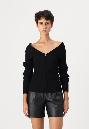Noisy May NMJULIET CROP - Cardigan - black