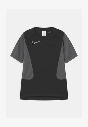 ACADEMY UNISEX - Camiseta estampada - black/iron grey/white