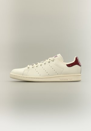 adidas Originals, STAN SMITH - Tossud - off white/maroon/gold-coloured metallic