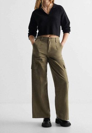 Mango Kids, Pantalon cargo - khaki