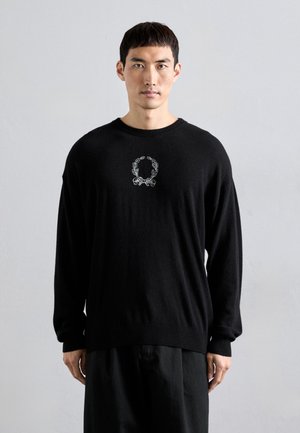 LAUREL CROWN LOGO - Pullover - black