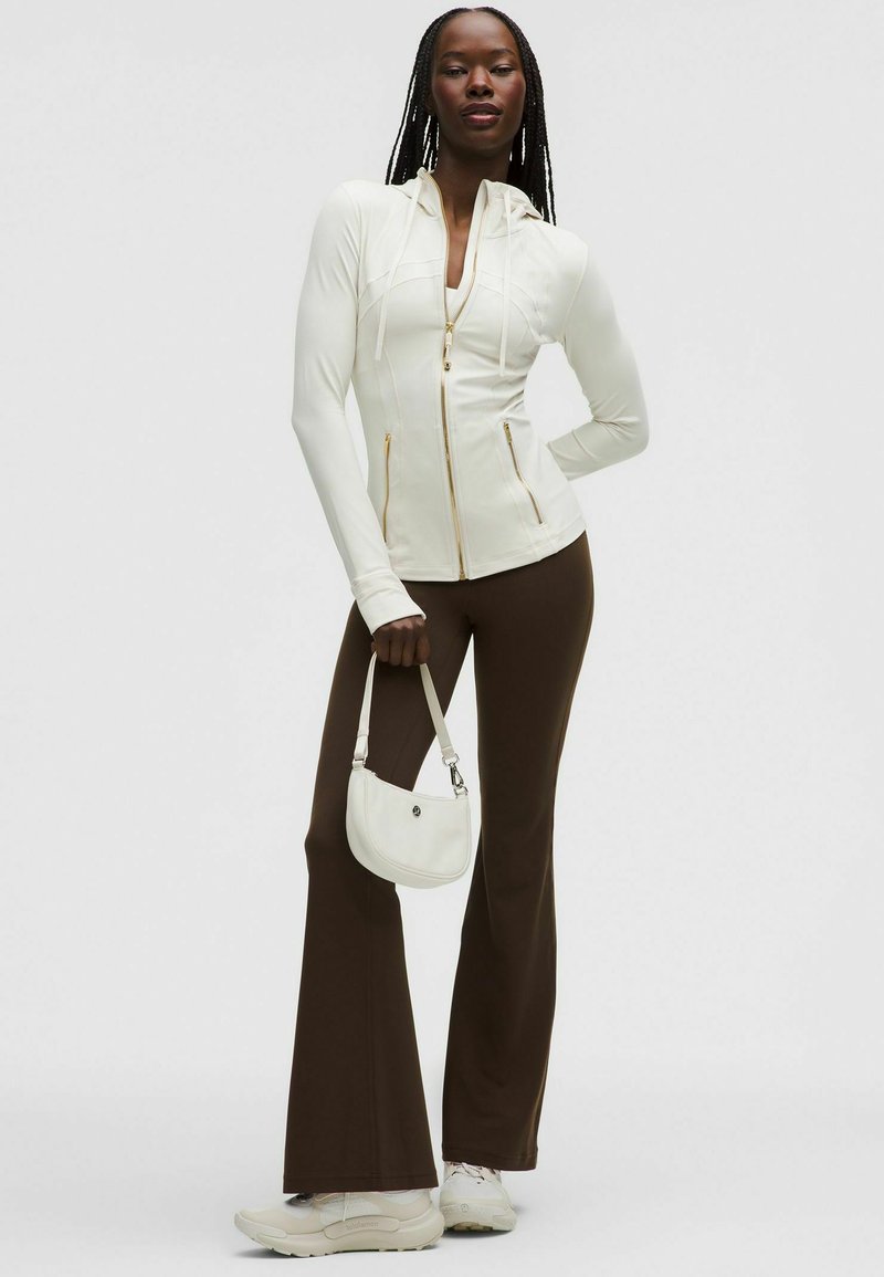 lululemon HOODED DEFINE - Training jacket - light ivory gold/white