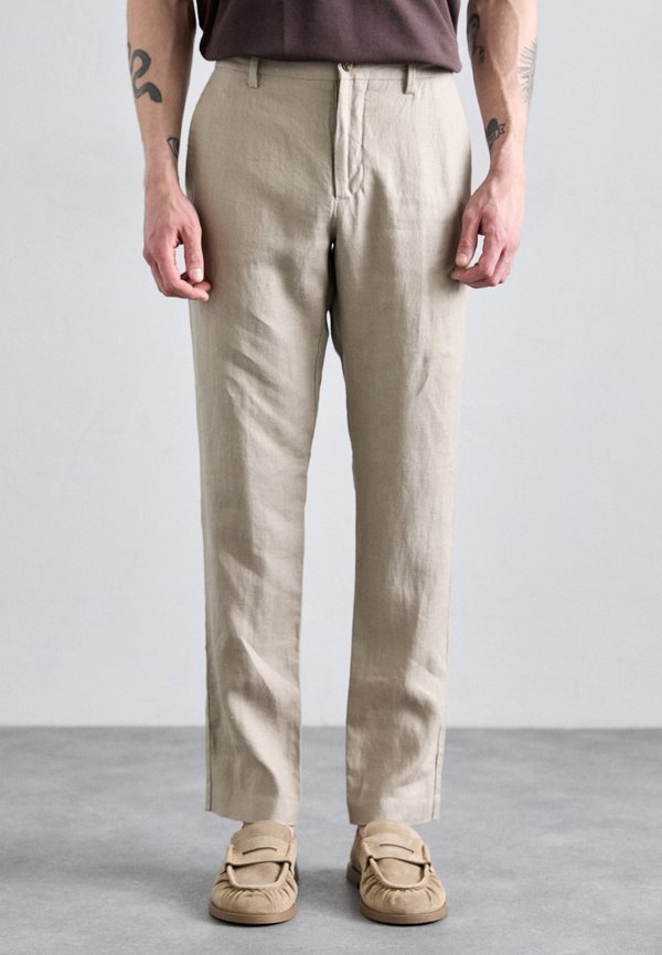 THEO - Trousers - greige