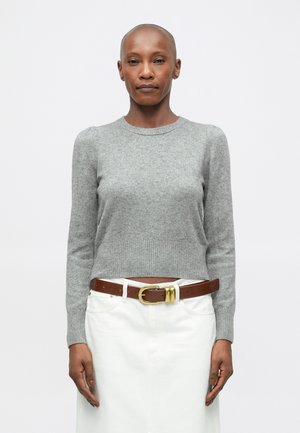 PUFF SLEEVE CREW - Pullover - grey