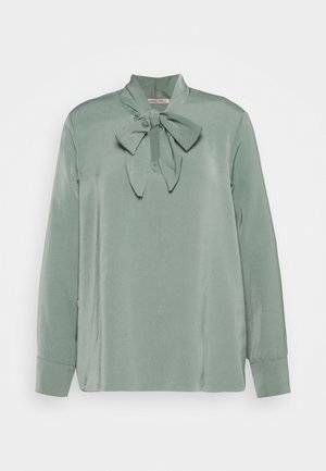 Pussy bow blouse - Blusa - green