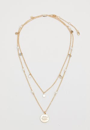 ROW PENDANT - Smykke - gold-coloured/white