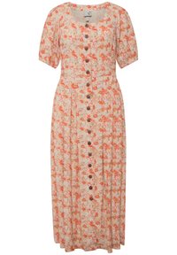 Ulla Popken Maxi šaty - melon rose