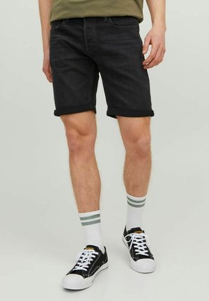 Jeans Shorts - black denim