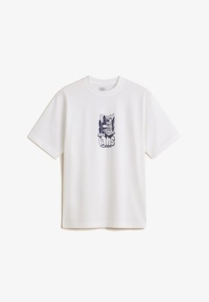Vans TRAFFIC CONE - T-shirt imprimé - white