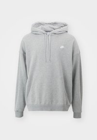 CLUB OVERSIZED - Hoodie - dark grey heather/light smoke grey/white