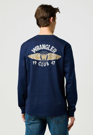 Wrangler LONG SLEEVE LS_AMERICANA - REGULAR FIT - Trui - navy