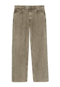 Flared Jeans - olive