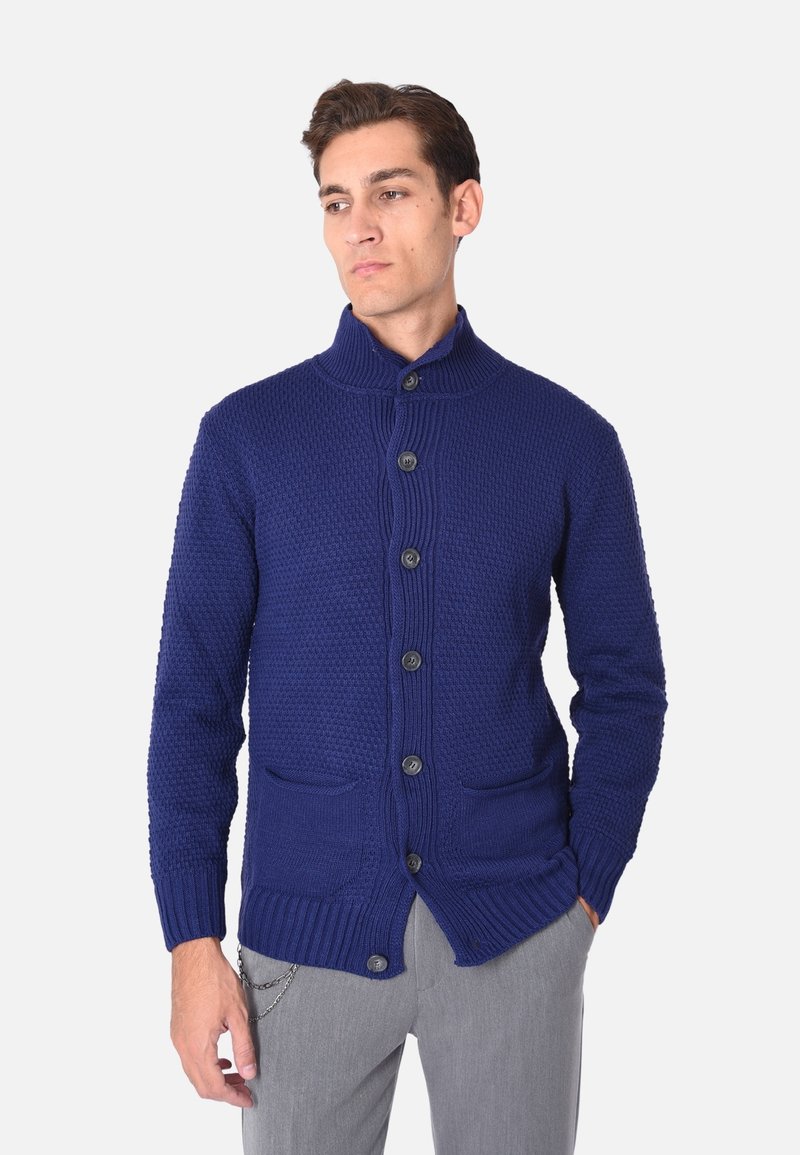 Ciabalù COLLO ALTO - Cardigan - blu cobalto
