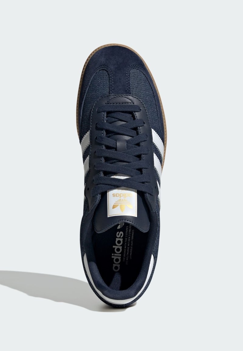adidas Originals SAMBA - Trainers - collegiate navy cloud white gum/blue -  Zalando
