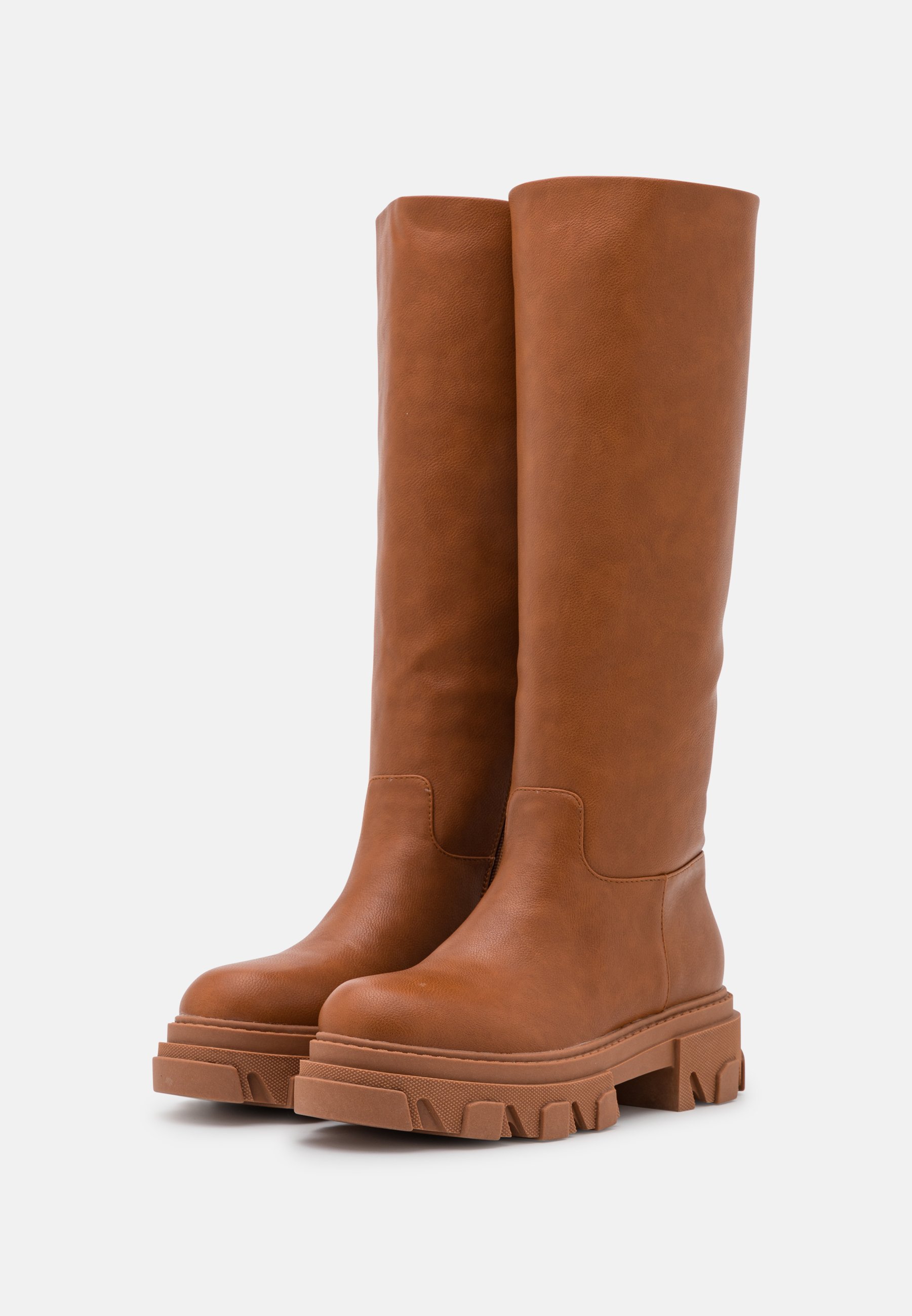 DeeZee Botas con plataforma - camel - Zalando.es