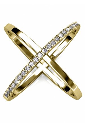 X DUO - Ring - doré  cristal