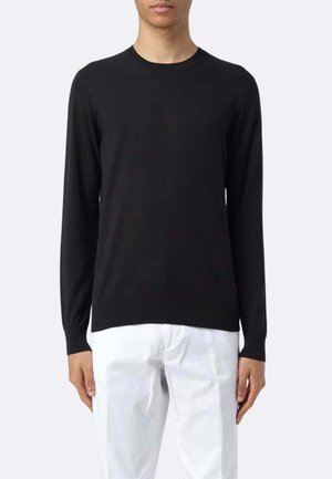 GIROCOLLO IN FILO FINEZZA - Maglione - nero