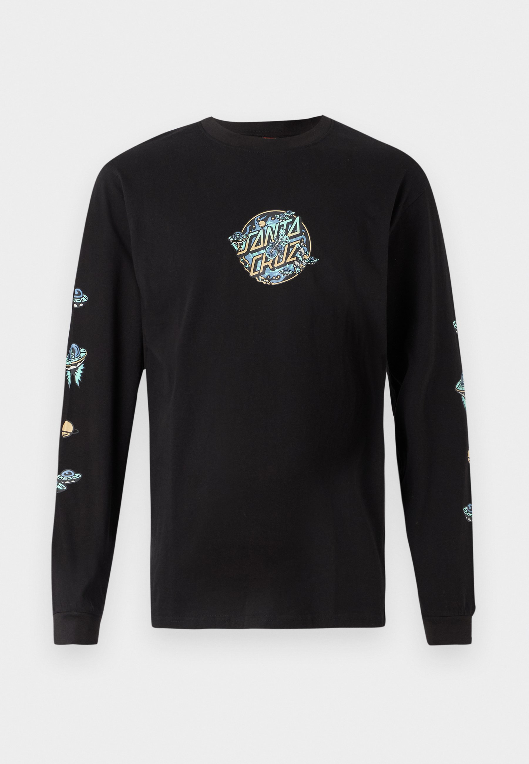 SANTA CRUZ★Winkowski Spaced Out Black Tシャツ Santa Cruz WINKOWSKI DOPE PLANET DOT UNISEX - T-shirt à