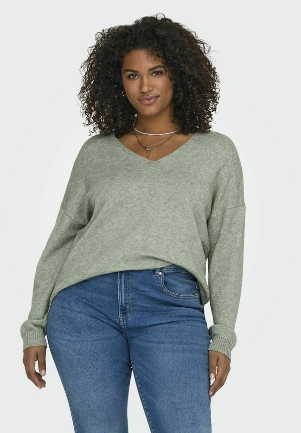 CARMARGARETA LS - Strickpullover - basil