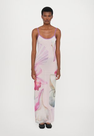 CLAIRE SPAGETTI DRESS - Vestido largo - pink