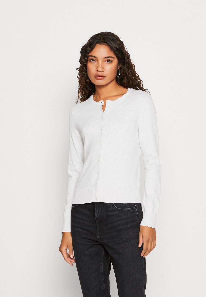 GAP - CREW - Kardiganas - light heather grey, Padidinti