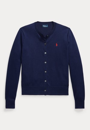 Polo Ralph Lauren COTTON CREWNECK CARDIGAN - Chaqueta de punto - bright navy
