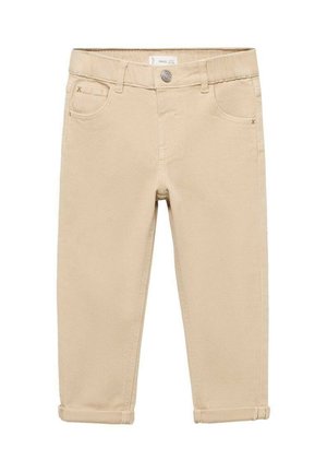 DÉTAILS BRODÉS KID - Straight leg -farkut - sand